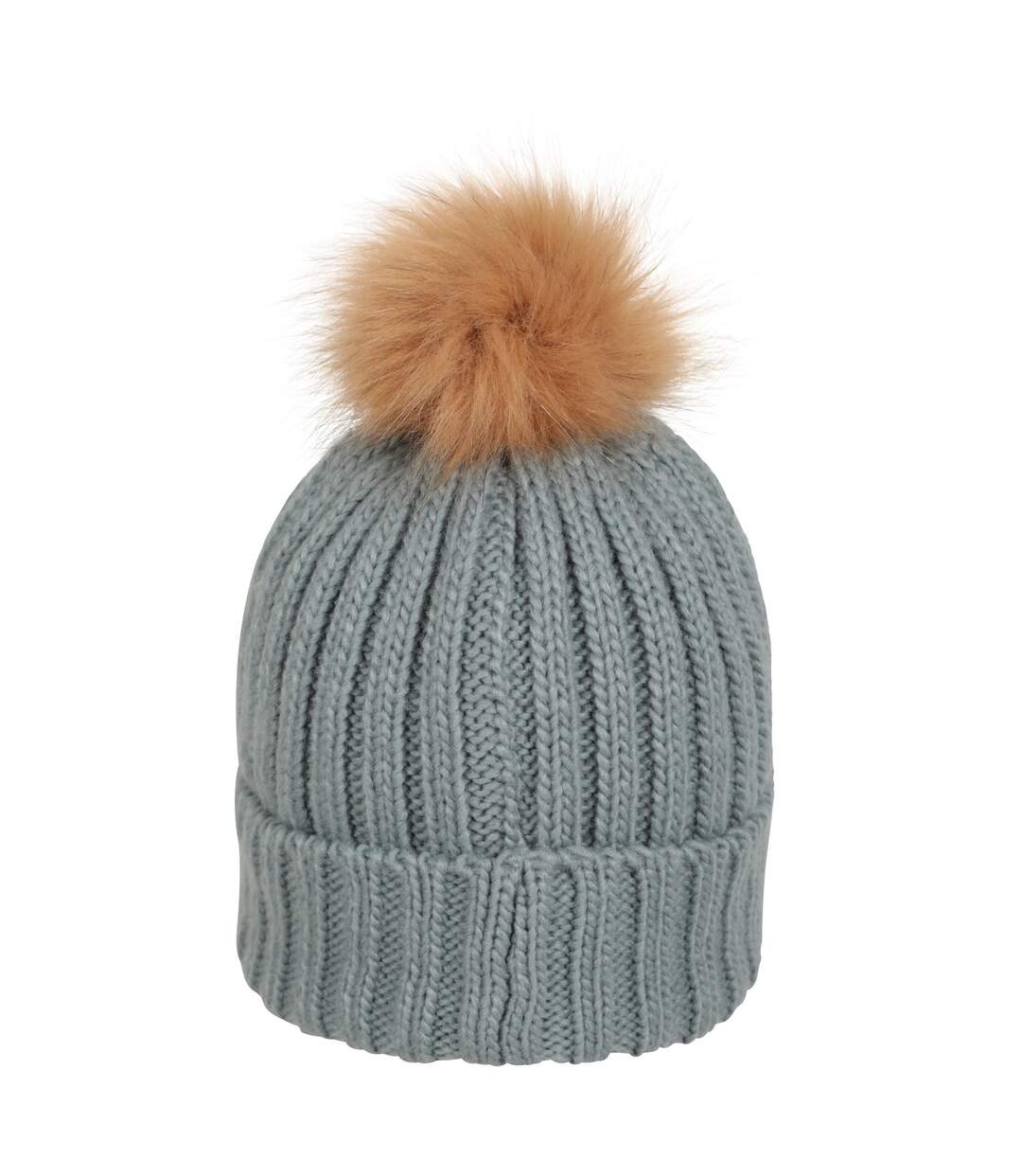 Womens/ladies Geneva Borg Lined Beanie Light Blue Mountain Warehouse-2
