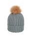 Womens/ladies Geneva Borg Lined Beanie Light Blue Mountain Warehouse-2