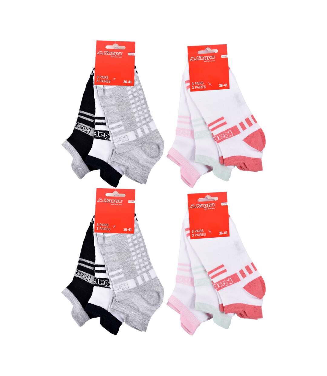 Chaussettes Femme SNEAKER KAPPA - Pack de 12-3