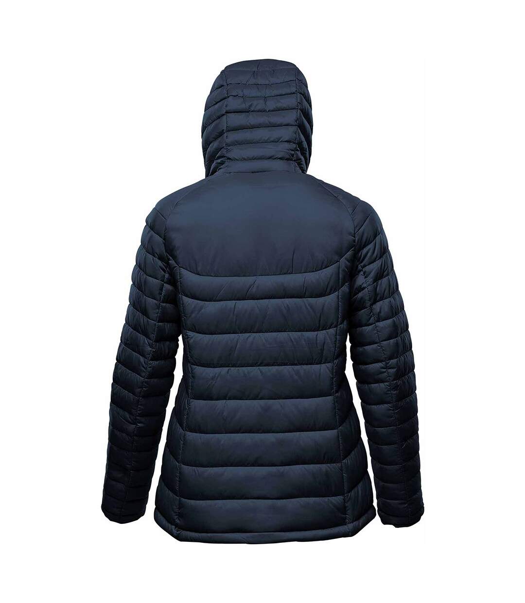Womens/ladies Stavanger Thermal Padded Jacket Navy Graphite Grey Stormtech-3