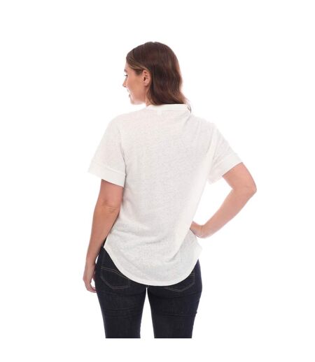 Womens/ladies kcarina jersey t-shirt ivory Ted Baker