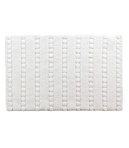 Tapis de Bain Jacquard Cleonis 50x80cm Blanc
