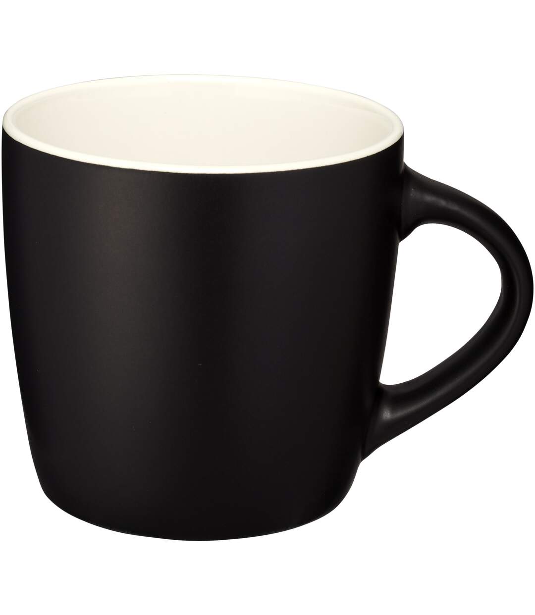 Riviera ceramic mug 11 x 8.4 x 8.8 cm solid black/white Bullet-1