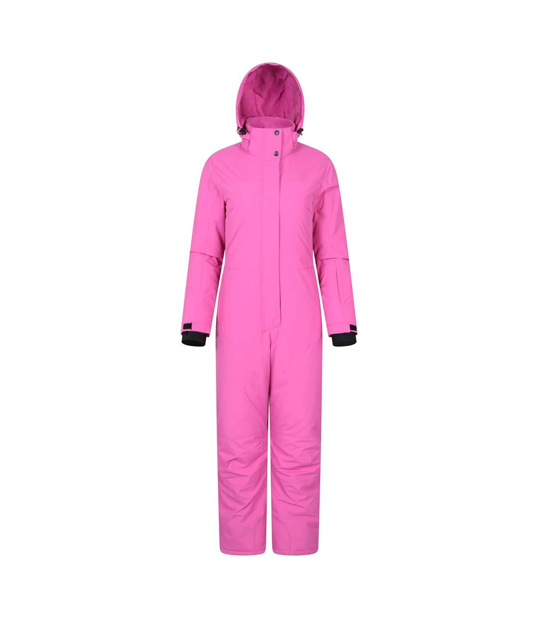 Womens/ladies Cloud Ski Suit Bright Pink Mountain Warehouse-1