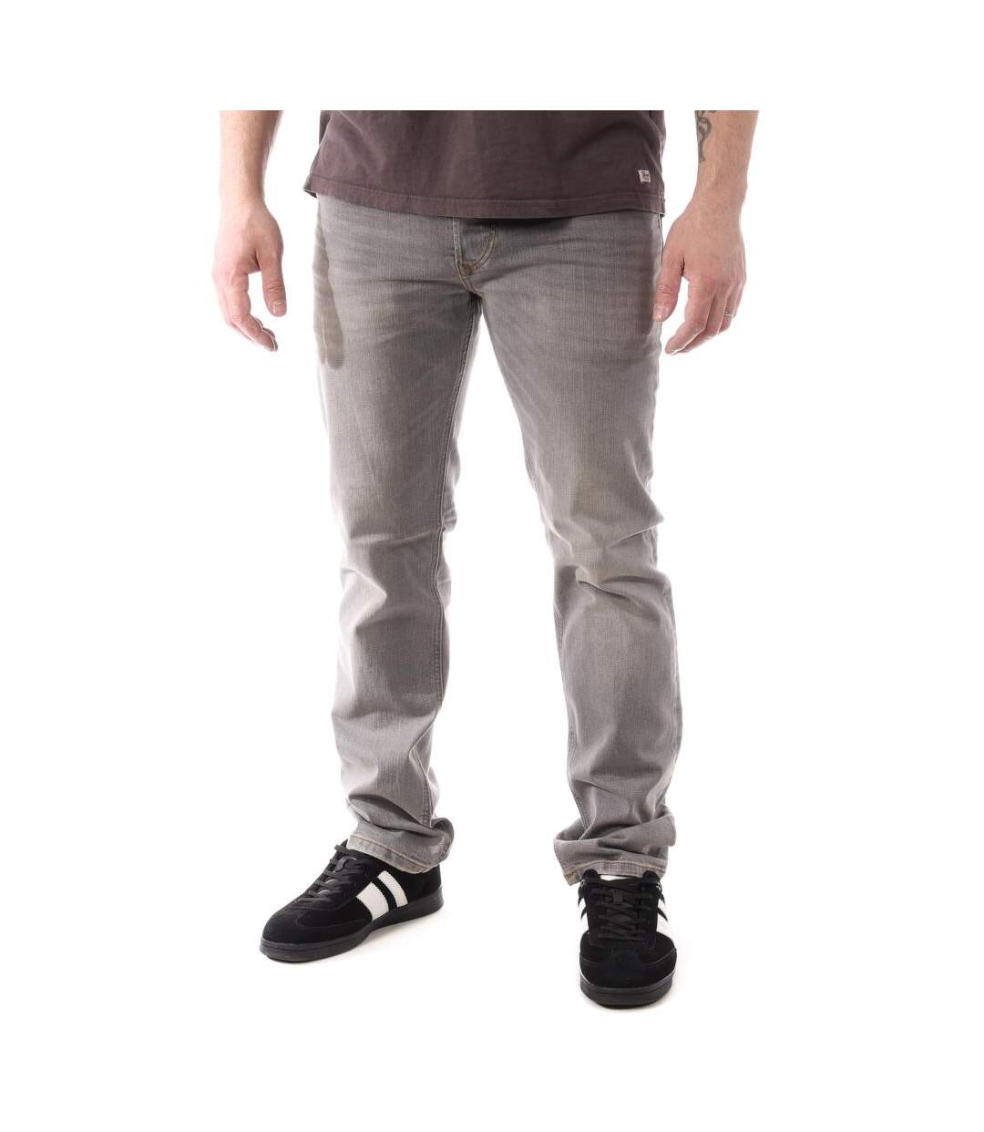 Jean straight gris homme diesel safado 00s0ps-1