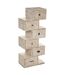 Chiffonnier 6 tiroirs Ajay - Beige et noir-1