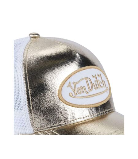 Casquette baseball avec filet adulte en simili effet peau de Reptile Vondutch