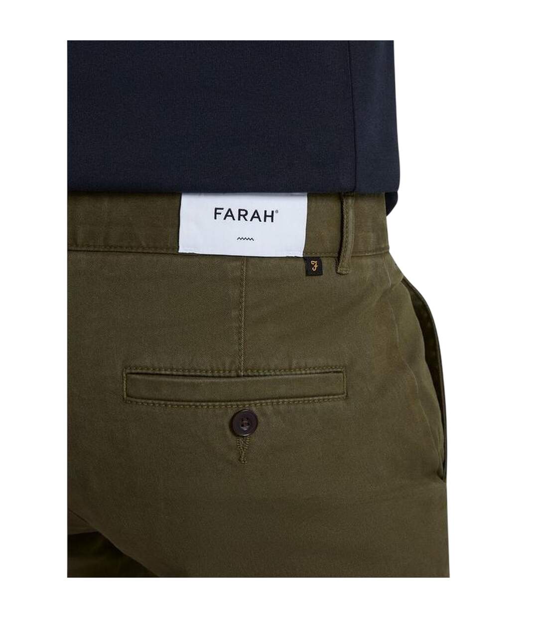 Chino Elm Homme Vert Kaki Farah-2