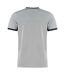 Kustom Kit - T-shirt - Homme (Noir / Gris clair chiné) - UTRW9605