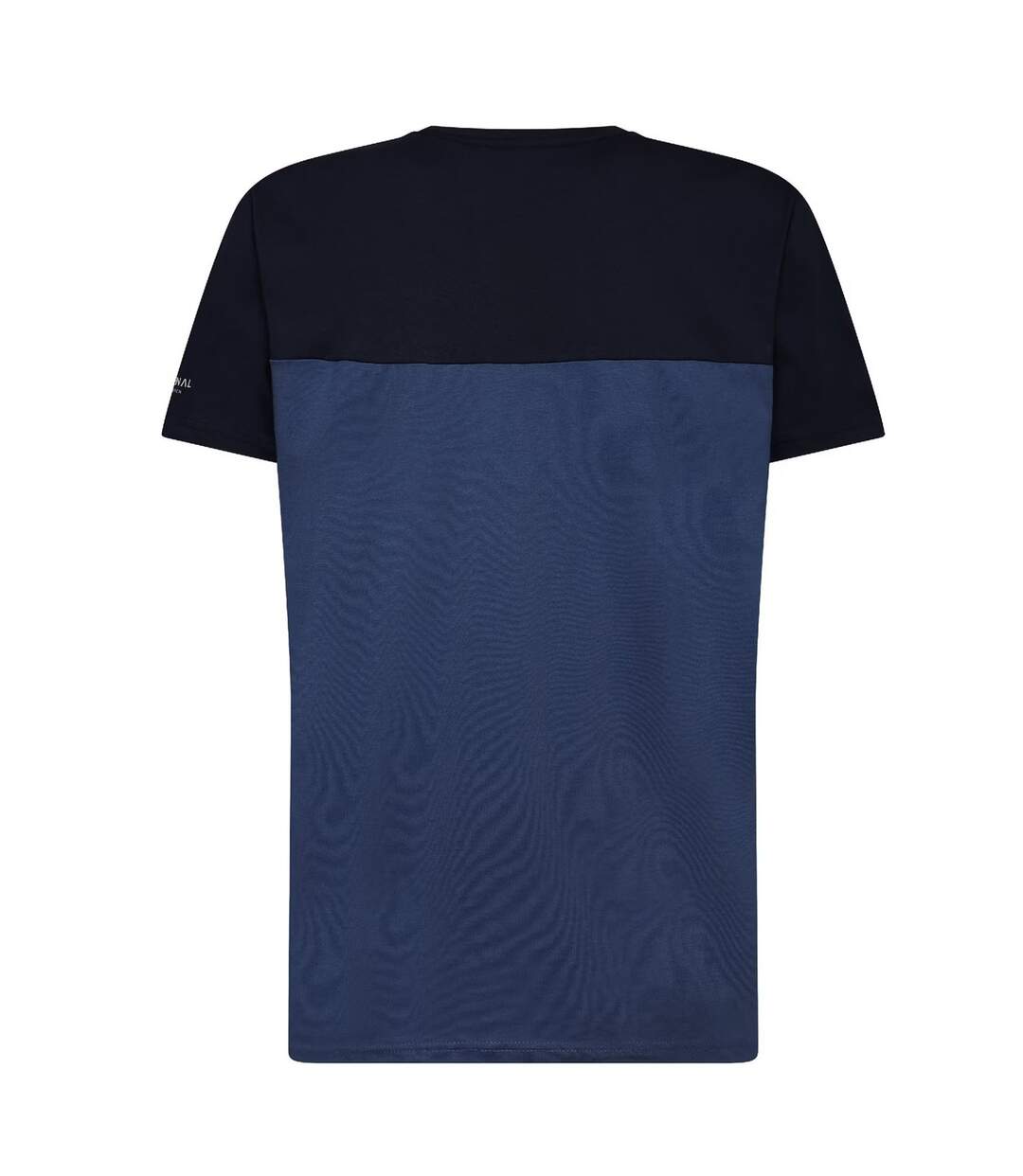 Mens Castlebay Short-sleeved T-shirt Blue Crosshatch-3
