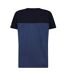 Mens Castlebay Short-sleeved T-shirt Blue Crosshatch-3