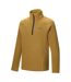 Haut Polaire À Col Montant Zippé Motif/style Alvéolé Kenger Homme Jaune Sombre Regatta-4