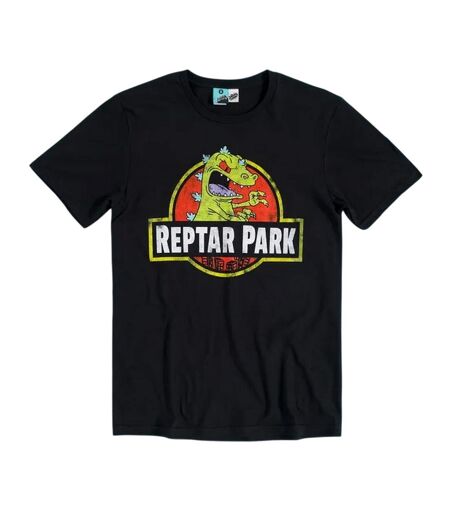 T-shirt Reptar Park Adulte Charbon Rugrats