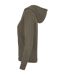 Sweat À Capuche Basic Femme Olive Build Your Brand-4