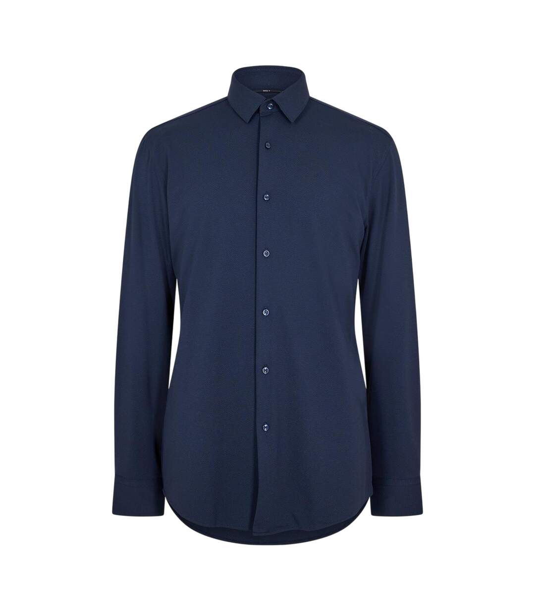 Chemise Manches Longues Homme Bleu Foncé Boss-1