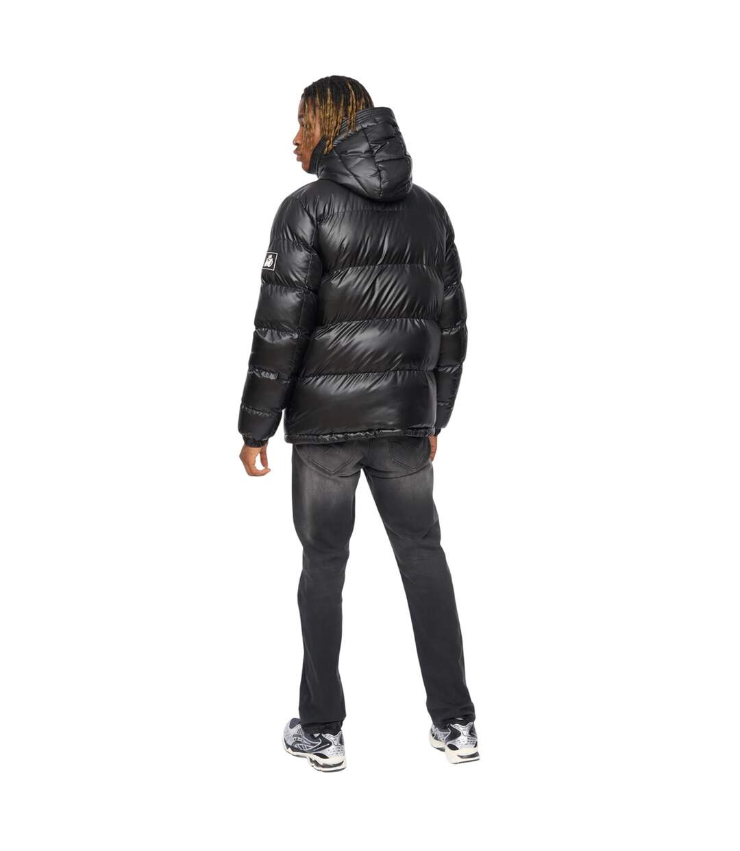 Mens Welcome Puffer Jacket Black Kings Will Dream-3