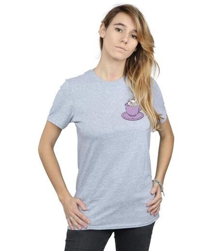 Disney - T-shirt ARISTOCATS MARIE IN CUP BREAST PRINT - Femme (Gris chiné) - UTBI17431