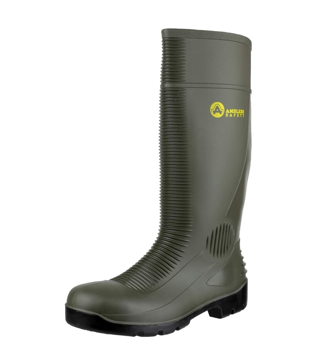 Steel fs100 mens safety wellingtons green Amblers-4