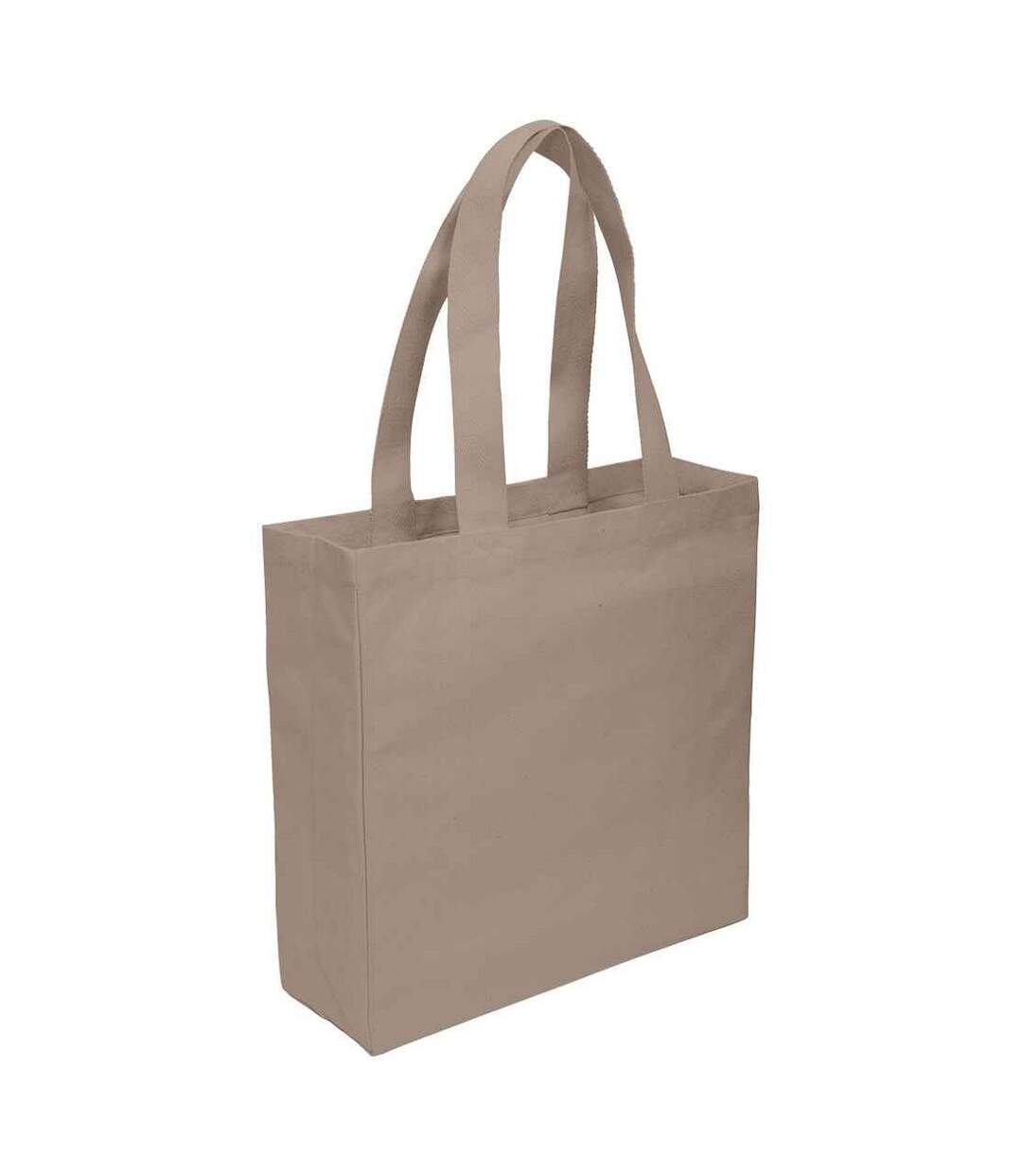 Everyday square canvas tote bag one size mushroom Brand Lab-1