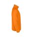 Mens Railwalk Half Zip Fleece Top Orange Printer RED-3