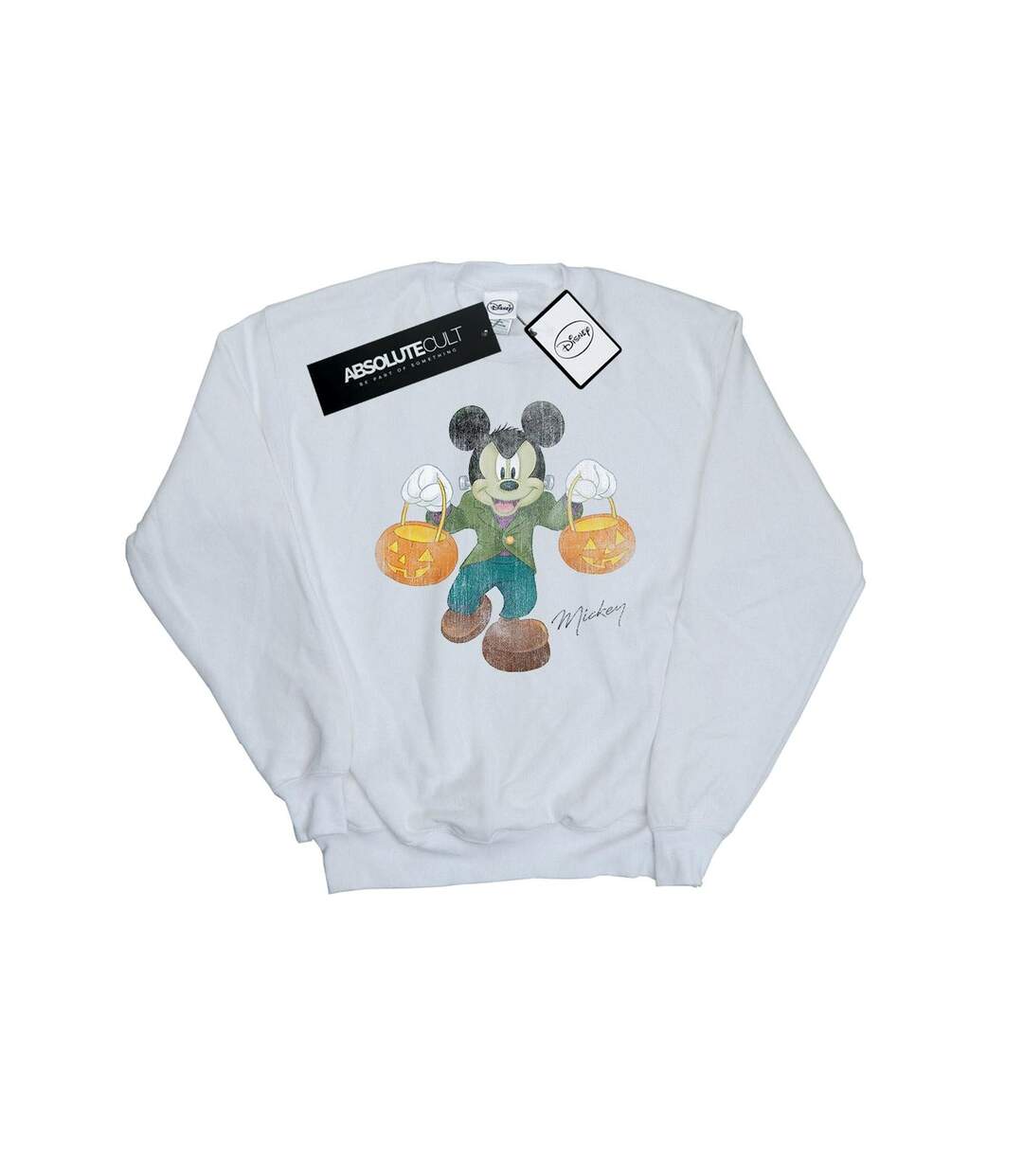Disney - Sweat FRANKENSTEIN MICKEY MOUSE - Femme (Blanc) - UTBI9027-1