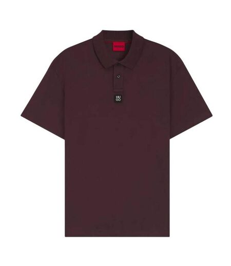 Polo Motif/style Logo Deabono Homme Marron Hugo