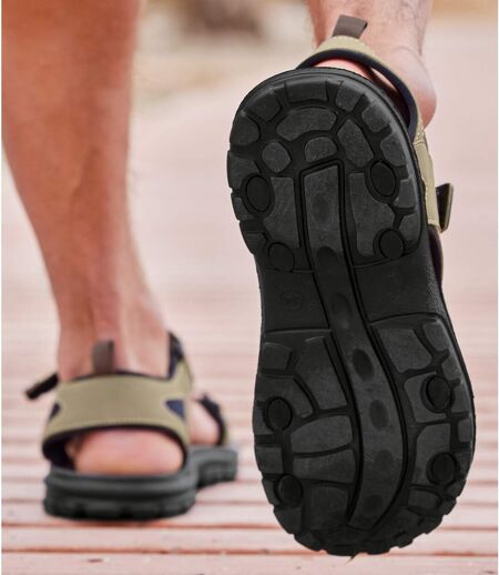 Men's Taupe Sandals