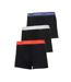 X3 boxers noir/bleu/orange homme calvin klein jeans relaxed dart trunk 3 - m-1