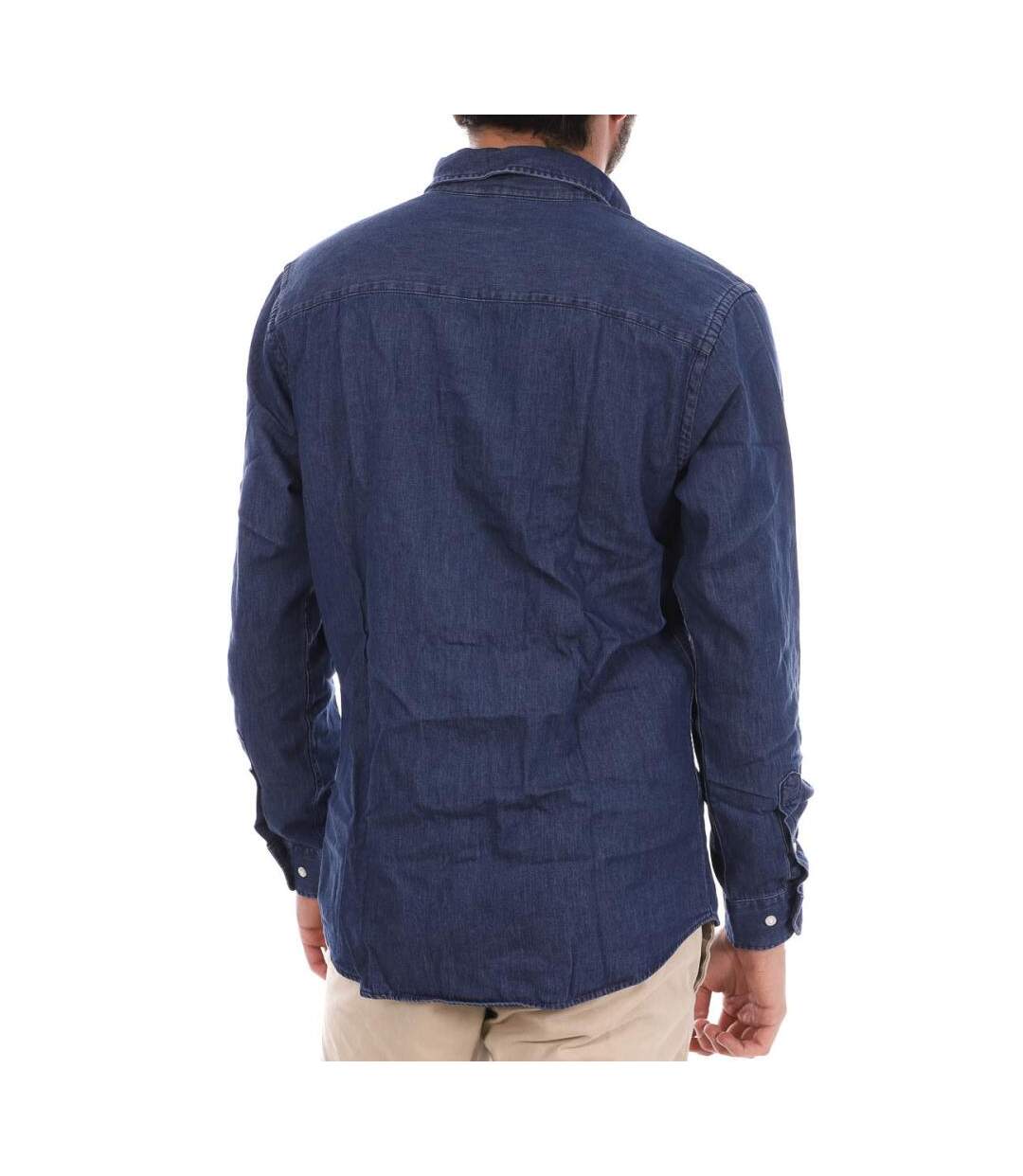 Chemise Denim Bleu Homme Jack & Jones Plain - XS