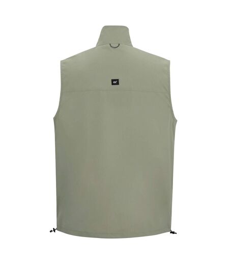 Mens Light Insect Repellent Travel Body Warmer Sage Green Regatta