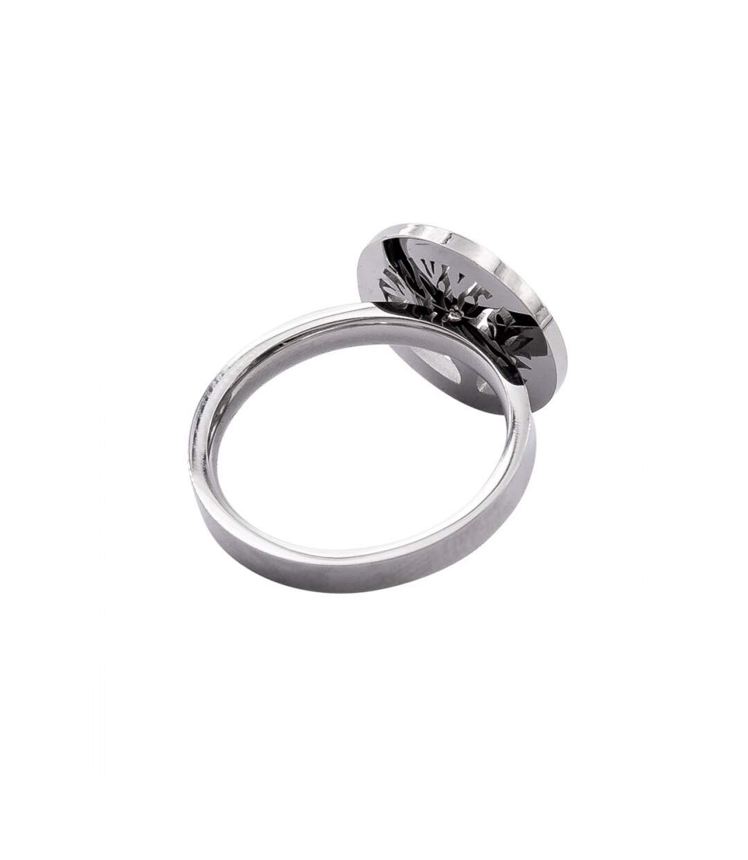 Bague Femme Tendance Acier Ornée Zirconium-3