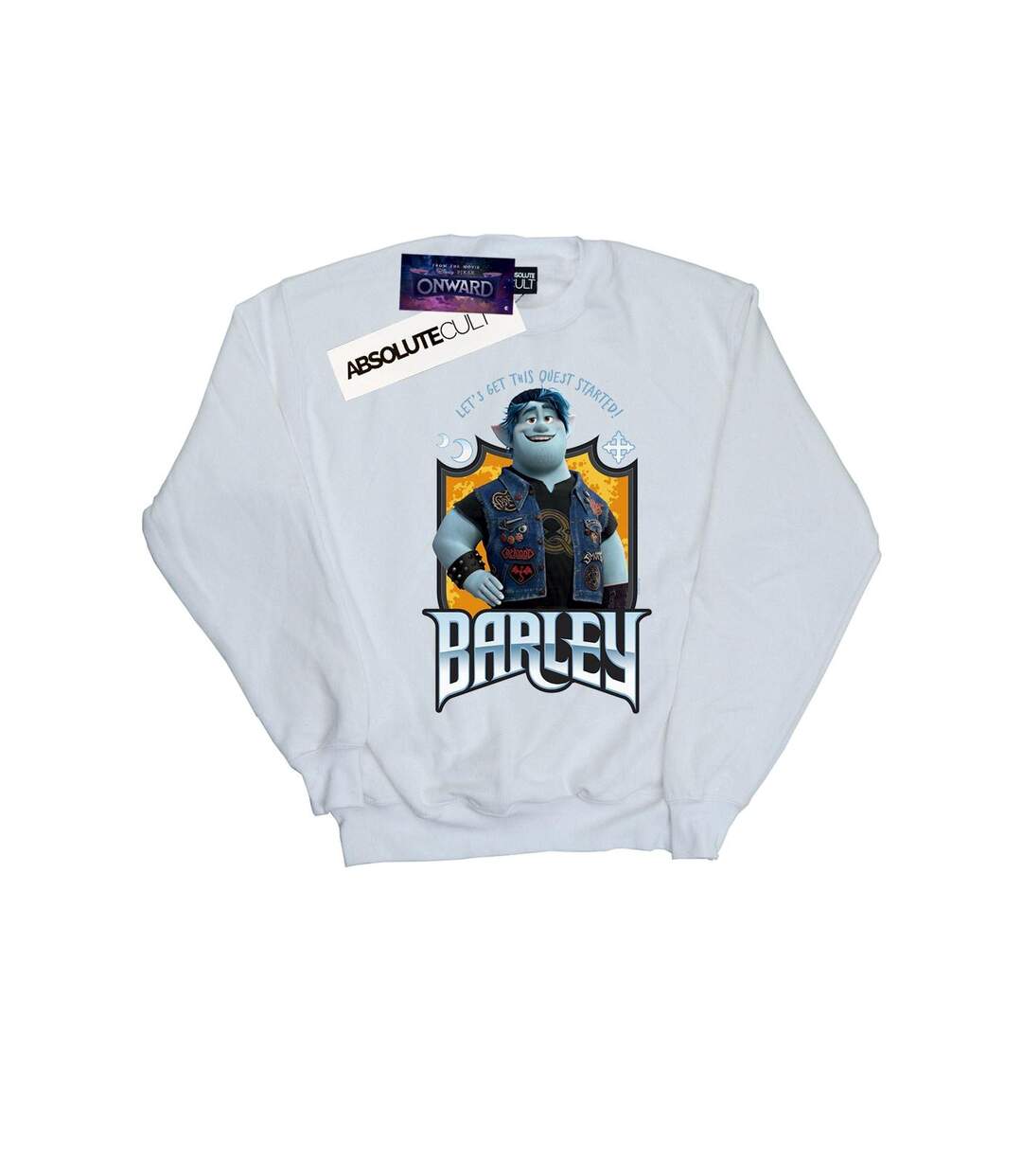 Disney Sweat-shirt Onward Barley Pose - Femmes/Dames (Blanc) - UTBI32431-1