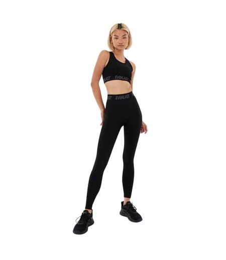 Legging Motif/style Logo Femme Noir Everlast