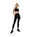 Legging Motif/style Logo Femme Noir Everlast-1