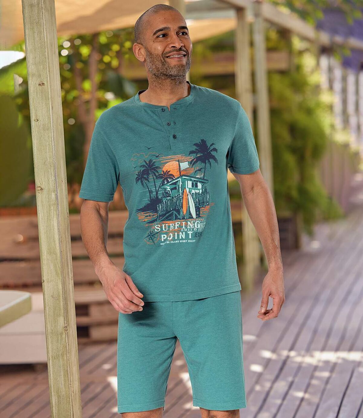 Zomerpyjama Surfing Point Atlas For Men