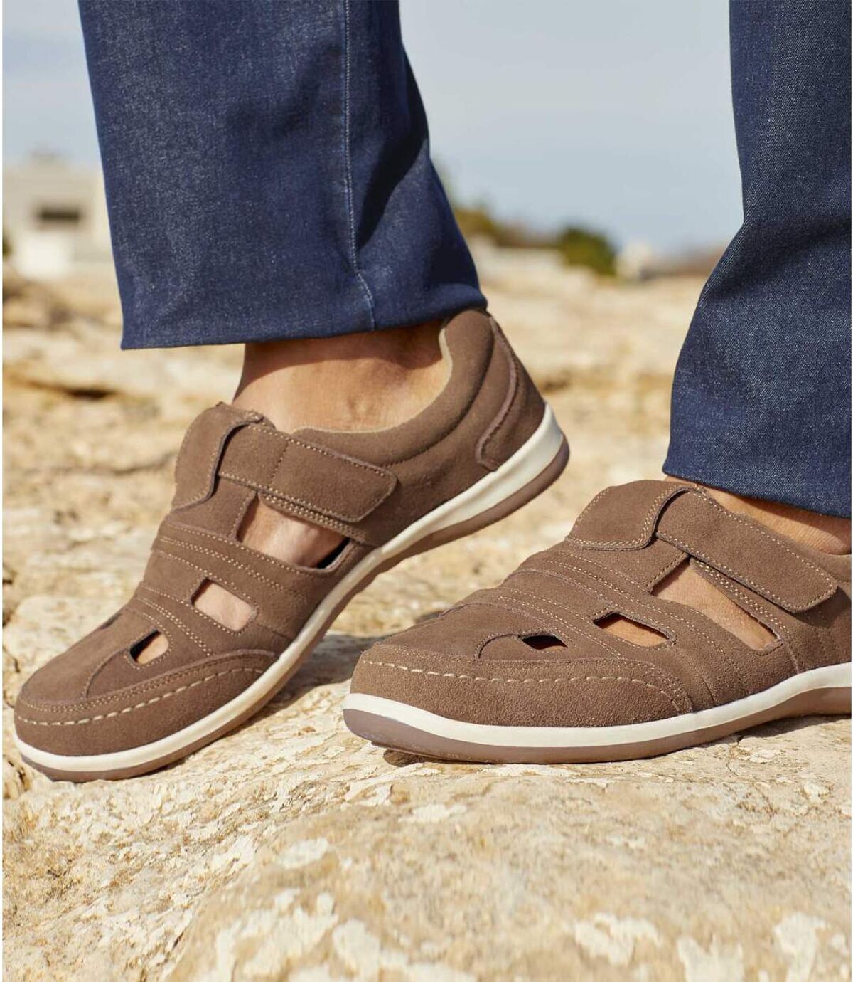 Sommer-Schuhe mit Klettverschluss Atlas For Men