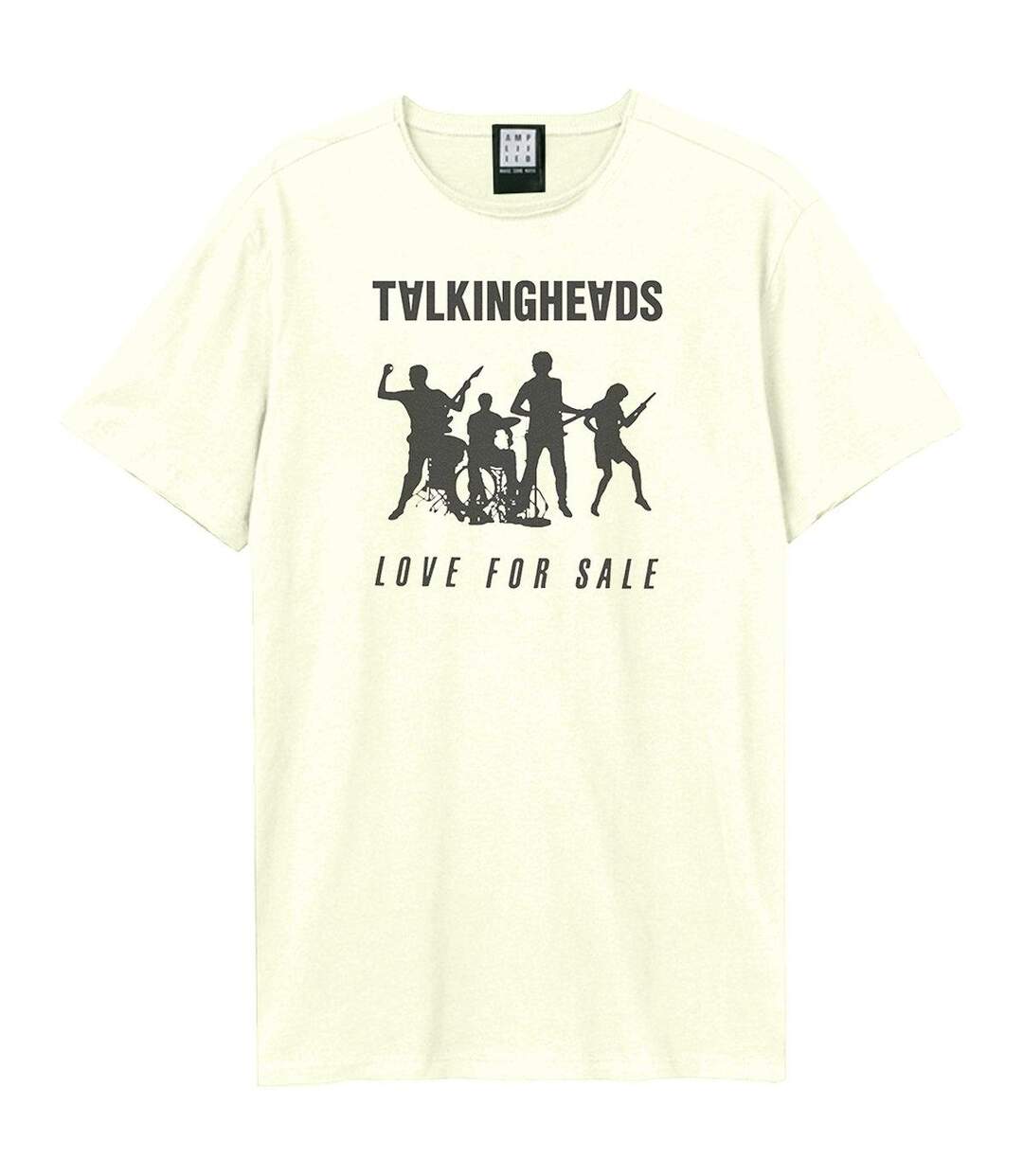 Unisex Adult Love For Sale Talking Heads T-shirt Vintage White Amplified-1