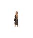 Robe Mi-longue Motif/style Lanières Femme Cuivré AX Paris-1