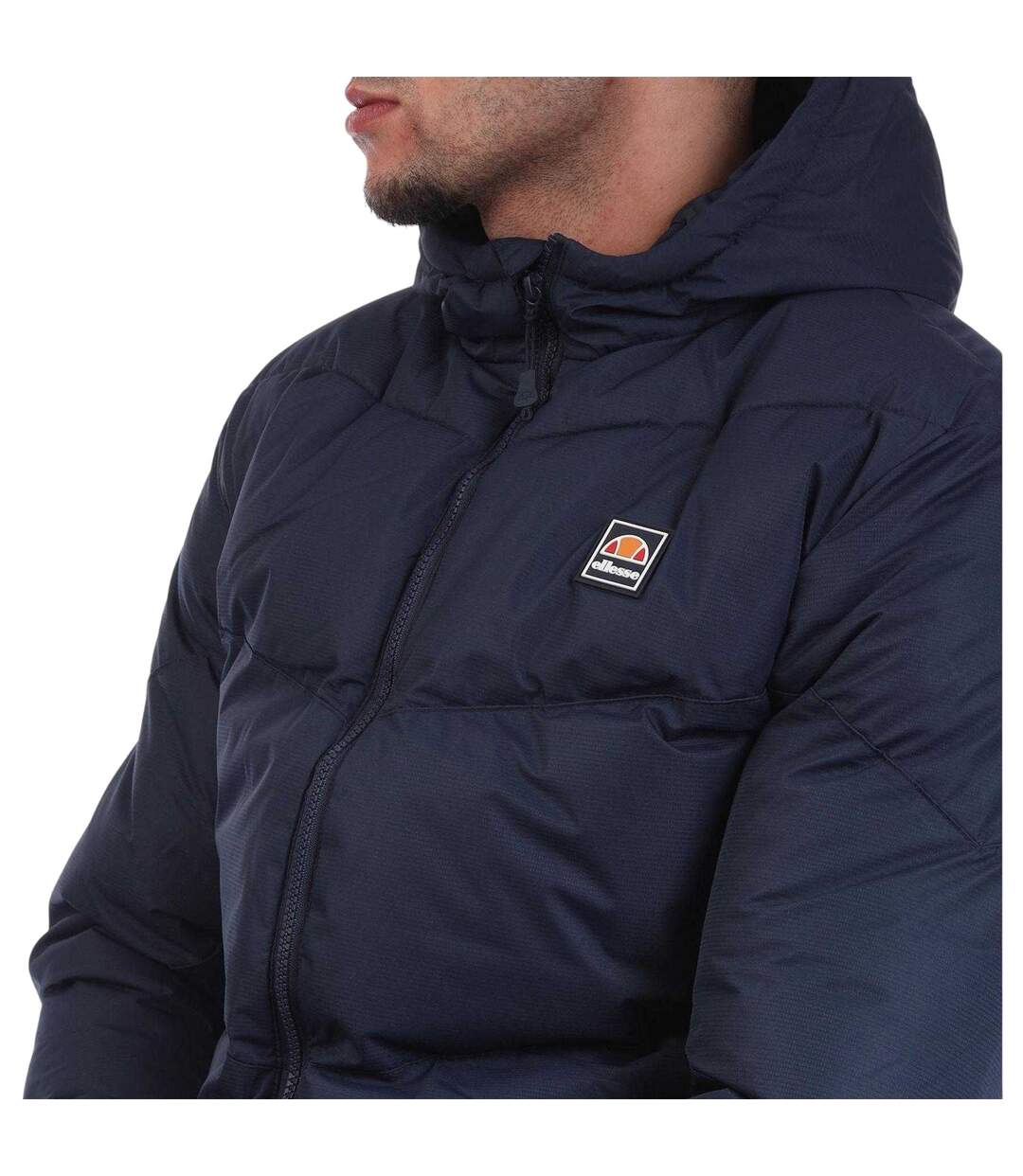 Mens Performante Polyester Performance Puffer Jacket Navy Ellesse-4