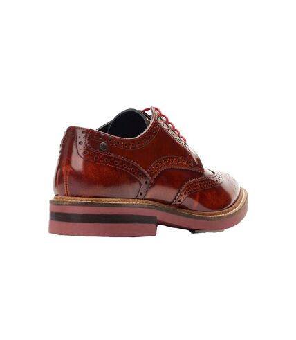 Chaussures brogues woburn homme brun clair Base London