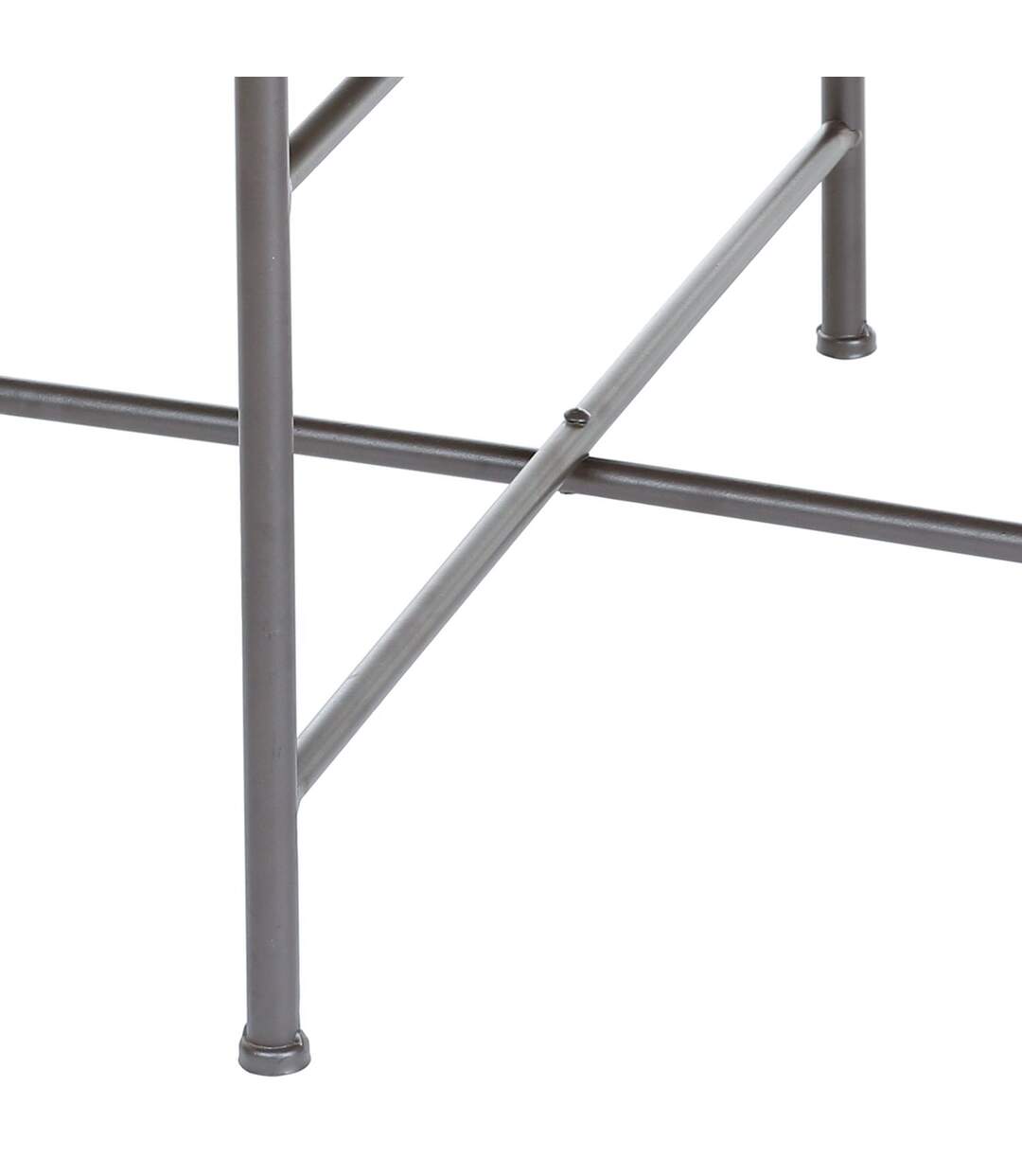 Table d'appoint en métal Instant - Diam. 65 cm - Gris-3