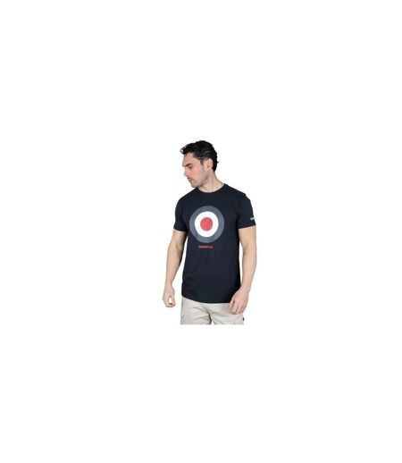 Mens Target Cotton T-shirt Navy Lambretta