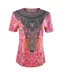 Womens/ladies Shiraz/1923 T-shirt Pink Orange Grey Inoa-1