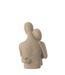 Buste Couple Câlin en Résine Shawn 38cm Beige-3