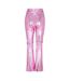 Pantalon Motif/style Métallisé Femme Rose AmyLynn-2