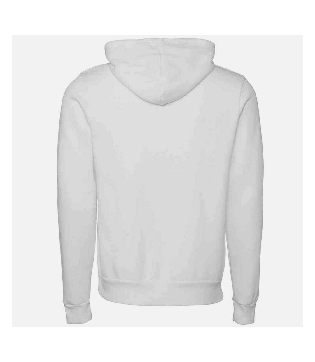Unisex Adult Polycotton Pullover Hoodie Dtg White Bella + Canvas-2