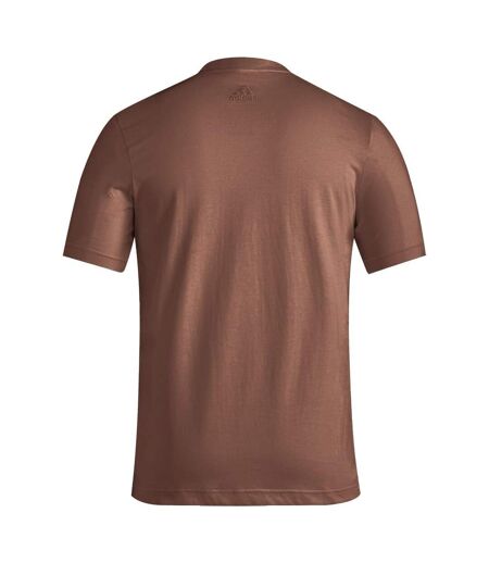 T-shirt essentials linear homme marron Adidas