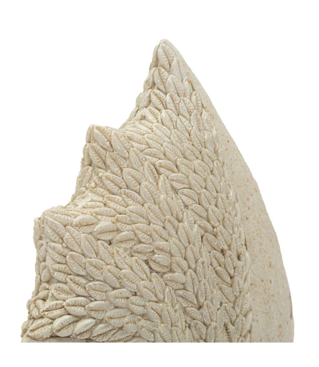 Statuette Poisson en Résine Sand 16cm Beige-5