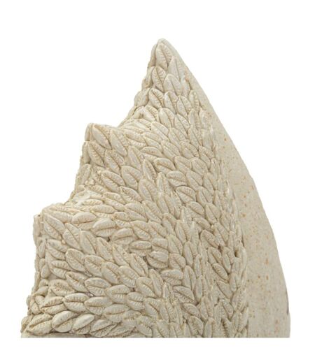 Statuette Poisson en Résine Sand 16cm Beige