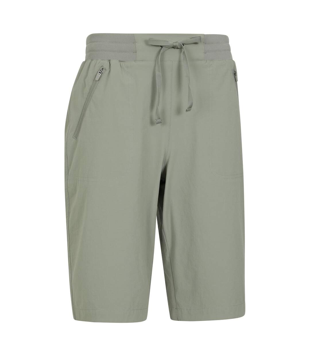 Womens/ladies Explorer Long Shorts Khaki Green Mountain Warehouse-4